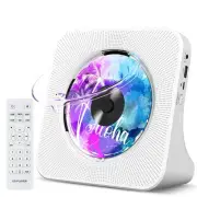Portable CD Player with Bluetooth, Desktop CD Music Players for Home Built-in...