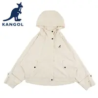 在飛比找蝦皮商城優惠-KANGOL 英國袋鼠 秋冬 連帽短版風衣外套 635214