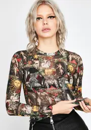 [HOROSCOPEZ] Divine Insight Mesh Top