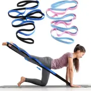 2 Pcs Yoga Strap for Stretching 10 Loops Stretching Strap for Physical Therap...