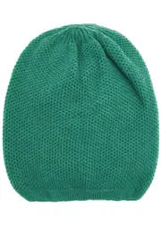 Inverni Waffle-knit Cashmere Beanie - Green - One Size ONE SIZE