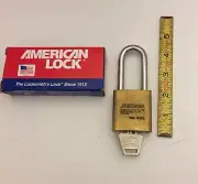 American Lock,Padlock 5561, Solid Brass Body, 2" Shackle, Made in USA
