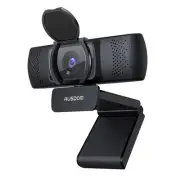 AF640 1080P Webcam with Microphone, 90°FOV USB PC Camera Webcam with Privacy ...