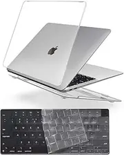 MacBook Pro 14 Inch Case with Keyboard Cover for 2021 Release A2442 M1 PRO M1 MAX, Plastic Hard Shell Case Compatible with MacBook Pro 14 Inch (Clear)
