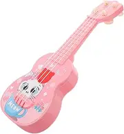 LRXIYODE Mini Ukulele Cartoon Design Portable Musical Instrument for Beginners Early Education Music Learning Fun for Hawaiian