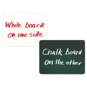 Dixon Double-Sided Chalkboard and Dry-Erase Board - Set of 10