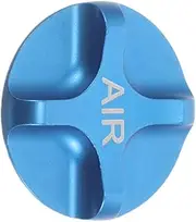 Shock-Absorbing Front Fork Air Nozzle Cover Aluminium Alloy Valve Covers Valve Cap Fork Air Nozzle Dust Covers Bike Stem Cap Bike Accessories Air Fork Dust Cap Blue Aluminum Alloy