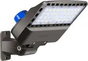Juyace 150W LED Dusk to Dawn Flood Light, Outdoor Wall Mount, IP65, 5000K