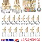 Car Hanging Air Freshener Diffuser Essential Oil Perfume Glass Bottle Ornament