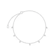 SISGEM 14k Gold Anklet for Women, Real Gold Tiny 2.2 mm Ball Ankle Bracelets ...
