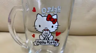 全新 7-11 統一超商 HELLO KITTY 40週年限量紀念 玻璃杯 玻璃馬克杯 集點送 可愛