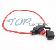 5PCS Waterproof Power Socket Mini Blade Type In Line Fuse Holders with 10A Fuse