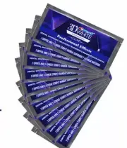 Crest 3D White Whitestrips Teeth Whitening Strip 4 Pouch 8 strips Professional