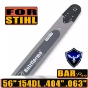 56inch" Chainsaw Guide Bar .404" .063" 154DL Fit Stihl MS880 and More Chainsaw