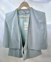 SASS & BIDE Lucky Charm Silk Cape Jacket BNWT RRP $450 SIZE AU 10 / 40 FREE POST