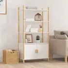 Highboard White 80x40x153 cm Engineered Wood vidaXL