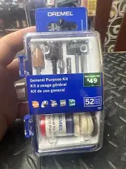 Dremel General Purpose Kit 52 Pieces General Purpose Rotary Tool Accessory Kit