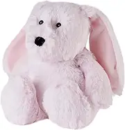 Warmies Plush Pink Bunny Microwavable Wheat Bag, French Lavender Scent Weighted Teddy, Hot or Cold Toy Wheat Bag for Relaxation and Warm Relief