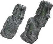 PRETYZOOM 2pcs Desk Topper Table Topper Resin Figure for Aquarium Resin Statue for Aquarium Fish Tank Decorations Aquarium Decorations Aquarium Ornament Reptile Accessories Antique Model