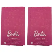 2x Barbie Body Care Range Nail Sticker/Lip Balm Kids Cosmetic Mystery Box 6y+