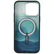 ZAGG Gear4 Milan Snap Case for MagSafe for Apple iPhone (6.7)- Green Swirl