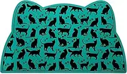 AIMALL Cartoon Pet Diatomite Feeding Mat - Non-Slip Cat & Dog Water and Food Mat, 40 x 60 cm, Water Absorbing, Durable, Fun Patterns for Pets