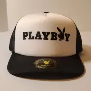 Lids Playboy Black Tux Foam Trucker Hat NWT