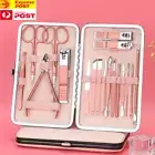 18PCS Manicure Pedicure Set Stainless Steel Nail Clipper Kit Grooming Tool Case