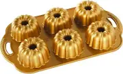 Nordic Ware Anniversary Bundt Cake Pan, Gold, 86277
