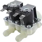 DN20 G3/4 1 in 2 DC 12V 24V AC 220V Pressure Dual Electric Water Inlet Solenoid Valve Normally Close，Compatible for Washing Machine(DC12V)