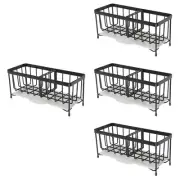 4 Pieces Collapsible Cups Sponge Drainer Basket Portable Holder Storage Rack