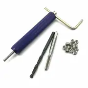 M12 x 1.75 Helicoil Thread Repair Kit Drill and Tap Insertion tool