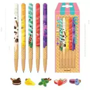 Monami 153 ICE CREAM Edition Ballpoint pens 0.5mm 5 Body colors Ink 5 colors