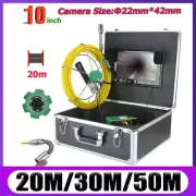 10 inch LCD Industrial Endoscope Borescope Pipe Sewer Inspection Video Camera