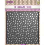 Nellie Snellen Background 3D Embossing Folder - Cheetah - EF3D079