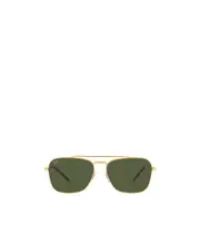Ray-Ban Caravan Square Frame Sunglasses 58 Green