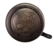 BICYCLE BELL SUNLITE SKULL BRONZE STEEL