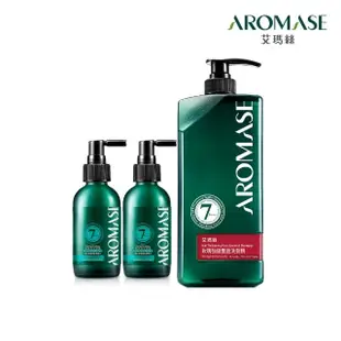 【Aromase 艾瑪絲】草本植萃洗髮精1000ml+草本養髮精華液115mlx2(多款任選/溫和調理頭皮)