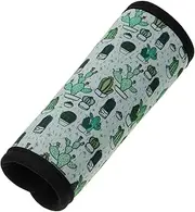 Anneome Luggage Bag Handle Protector Stylish Polyester Travel Handle Cover for Enhanced Grip and Comfort Suitable for Suitcases and Handbags for Travel and Everyday Use