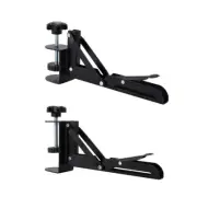 Folding Shelf Brackets for DIY Space Saving No Table Top Extension Bracket