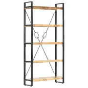 5-Tier Bookcase 90x30x180 cm Solid Mango Wood vidaXL