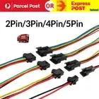 10-100Pairs 2/3/4/5pin Male And Female JST SM Connector for LED Light Strip AU