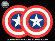 Captain Dj Slipmats sl1200mk2 mk5 m3d m5g Technics or any turntable