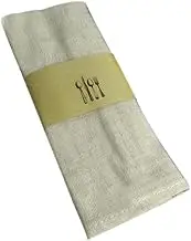 ELAYARD Flax Cloth Napkins Creamy Fabric Dinner Mats for Kitchen Dining Weddings Parties Highly Absorbent Easy to Clean Multi Use Table Linen