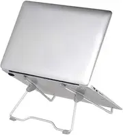 White Foldable Adjustable Protable Laptop Stand Holder for iPad 1/2/3/4/mini 10-17" Notebook Tablet