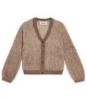 [Molo] Molo Gia alpaca-blend cardigan Y 11/12 grey