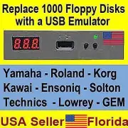USB to Floppy Disk Drive Emulator Yamaha Roland Korg Tyros-1 Kawai GEM Organs 2