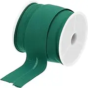 uxcell 1 Inch Single Fold Bias Tape Cotton Continuous Bulk Bias Tape for Sewing, Seaming Quilting Hemming Binding Crafts (Dark Green 10 Yards)
