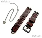 Cancer Zodiac Set Embossed Brown Leather Band Strap for Fitbit Versa 3 4 Sense 2