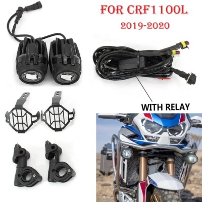 For Honda CRF1100L Africa Twin Fog Lights LED Auxiliary Fog Light Driving Lamp